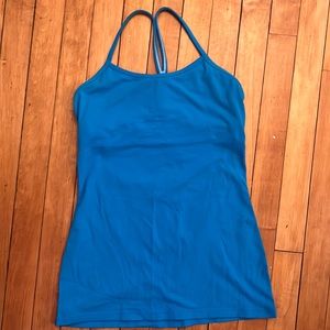 Lululemon size 6 blue tank top